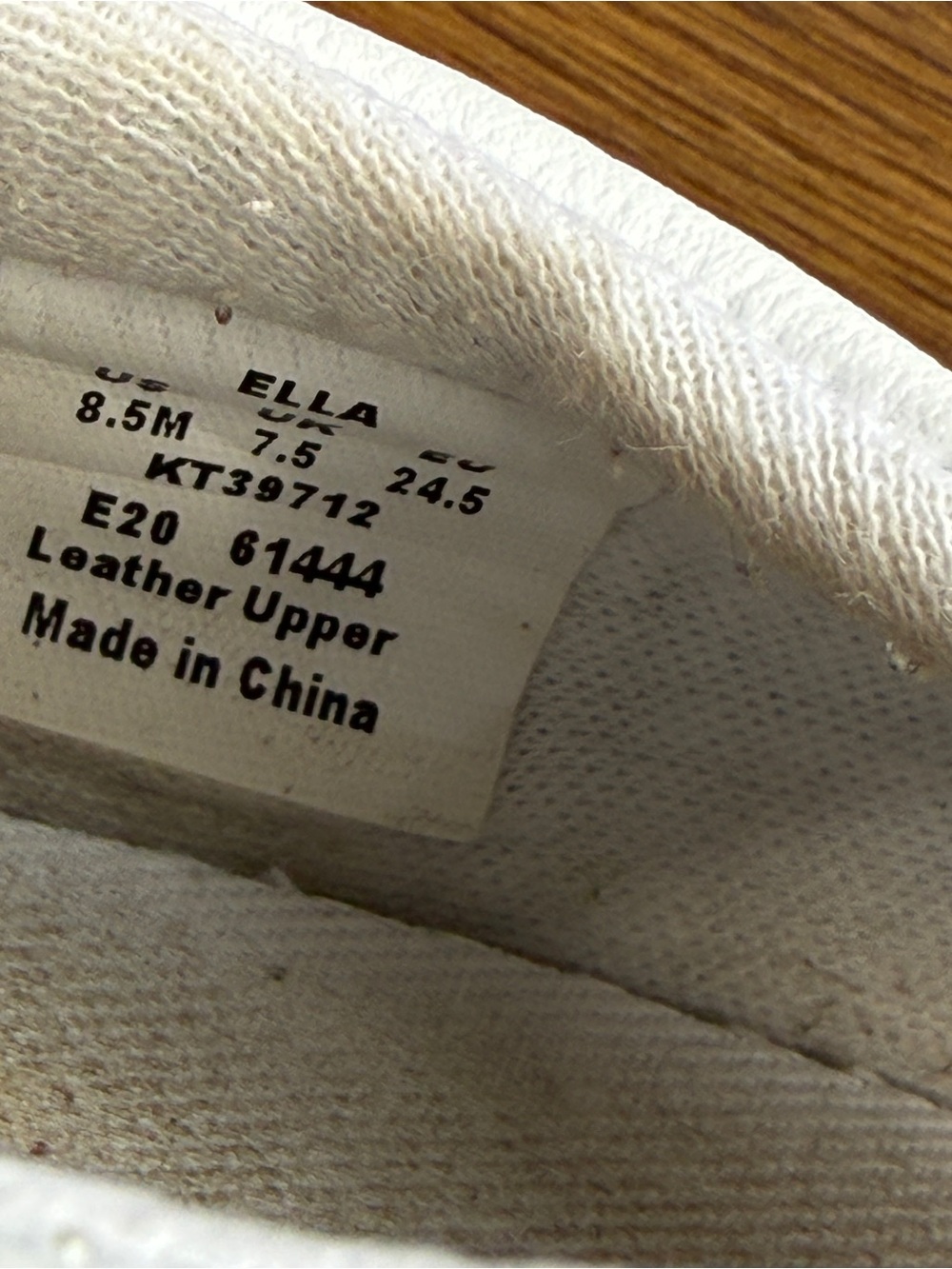 Keds Ella White Girls' Classic Leather Mary Jane Sneakers Hook & Loop Size 8.5 - Picture 10 of 11